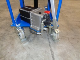 Levage hydraulique par pompe manuelle à levier